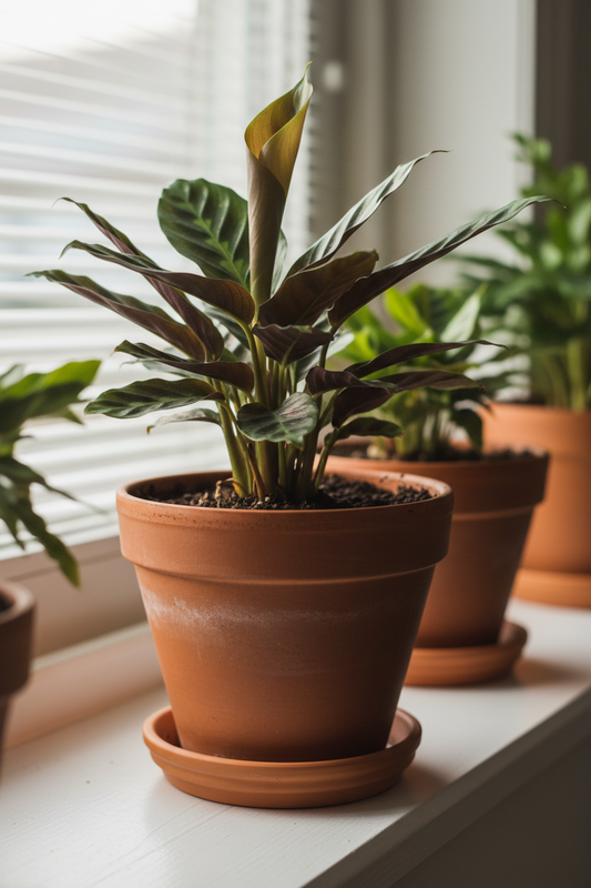 Calathea prayer position