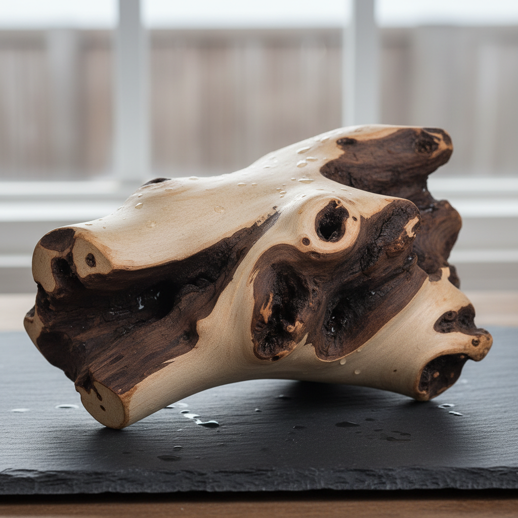 Mopani Wood - Dark surface product shot