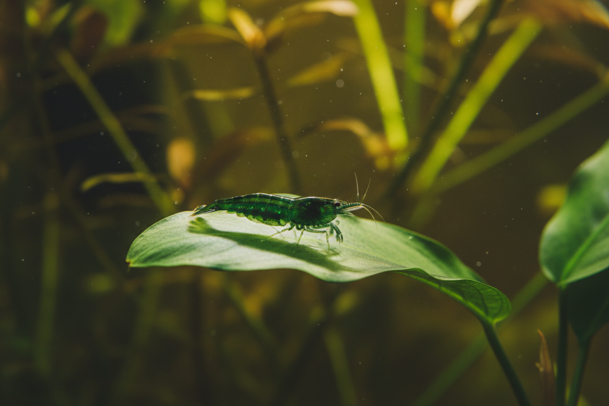 Green Jade on anubias