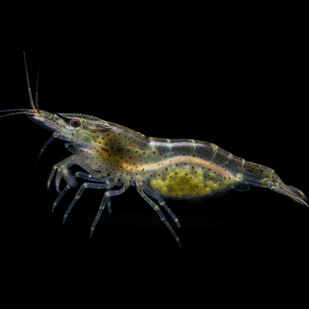 Amano Shrimp - Macro close-up sharp detail