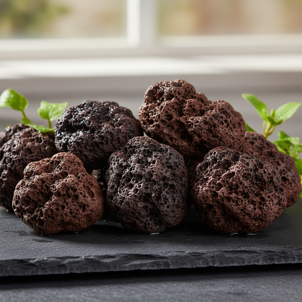 Lava Rock - Dark surface product shot